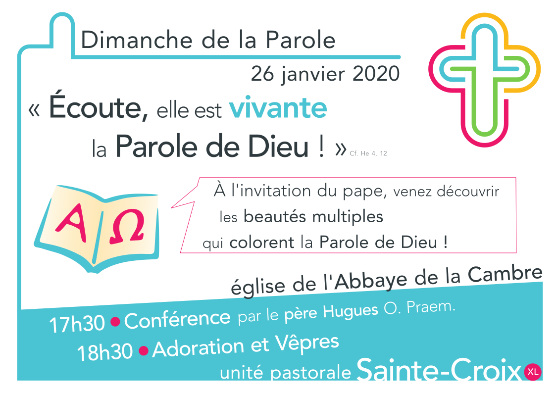 Ecoute Elle Est Vivante La Parole De Dieu Unite Pastorale Sainte Croix Ixelles